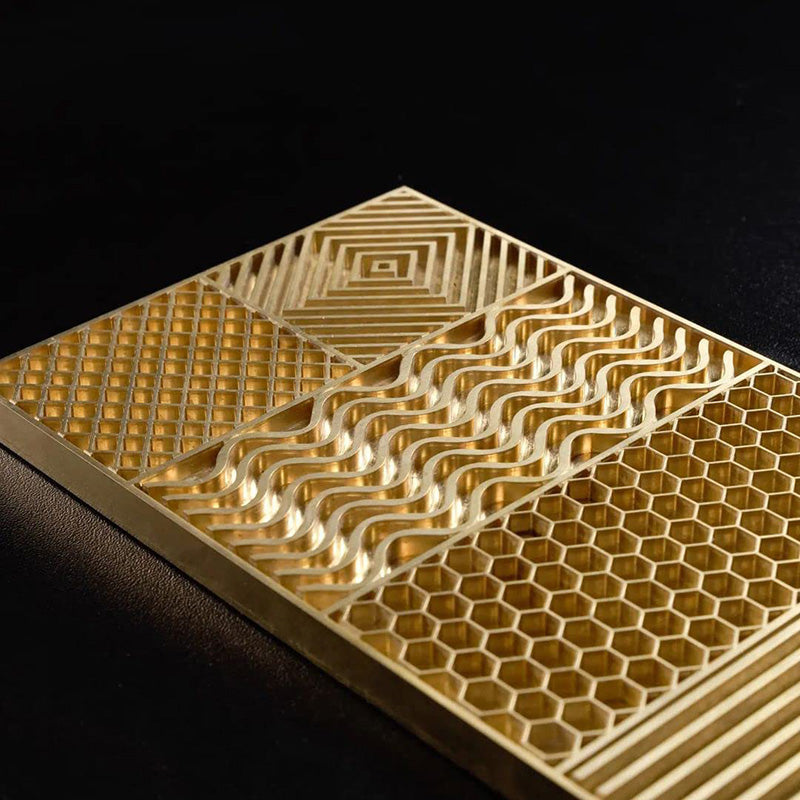 Bar Ice Stamp Brass Ice Plate Honeycomb Ice Mold Branding DIY